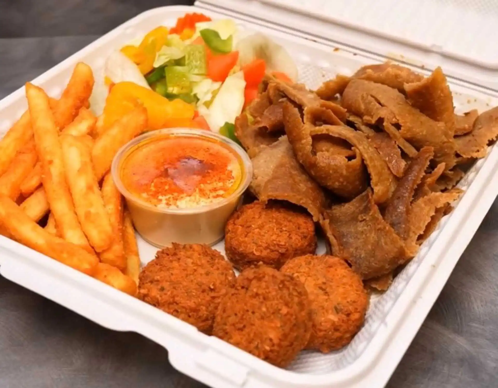 Best lamb donair wrap in Edmonton, AB