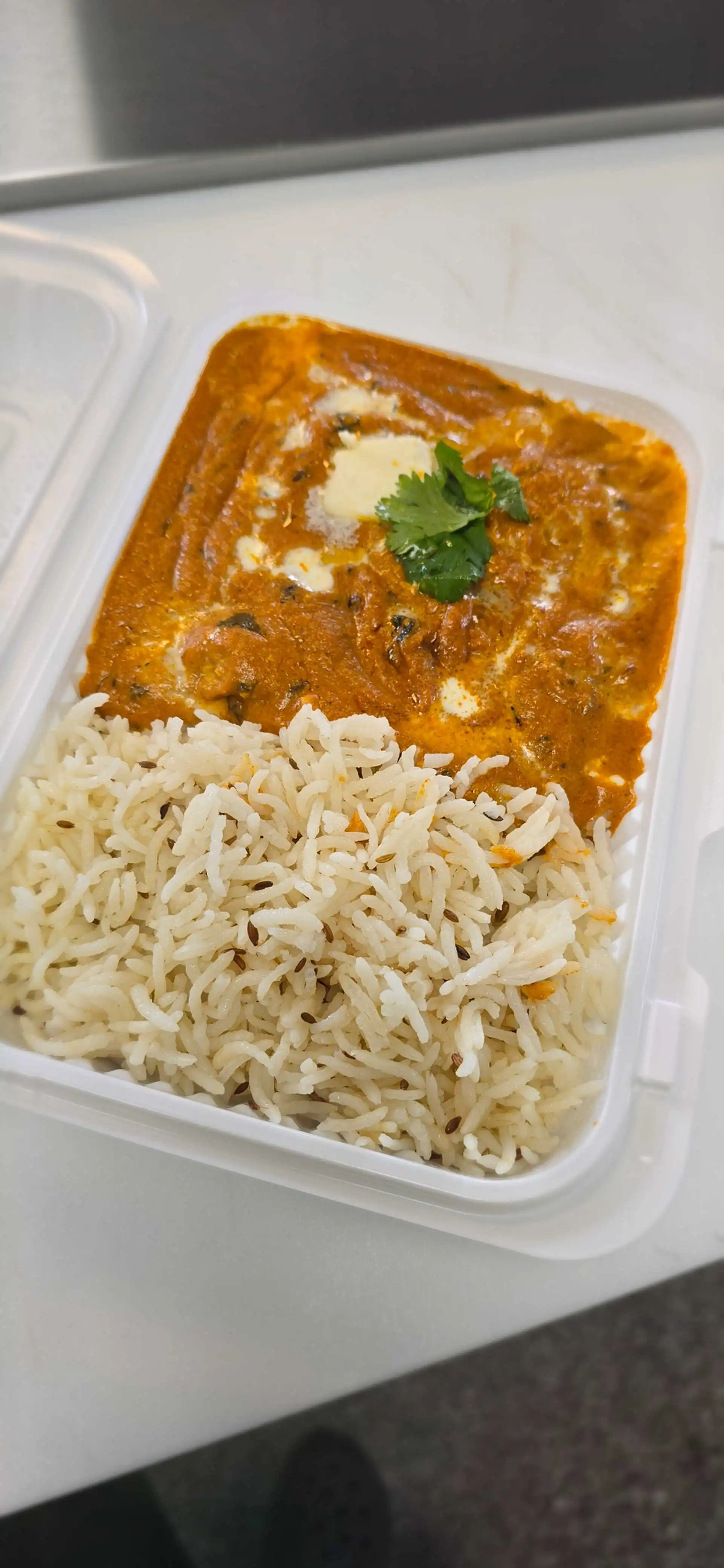 Butter Chicken Rice Bowl at Tasty Donair & Kebab in Edmonton, AB